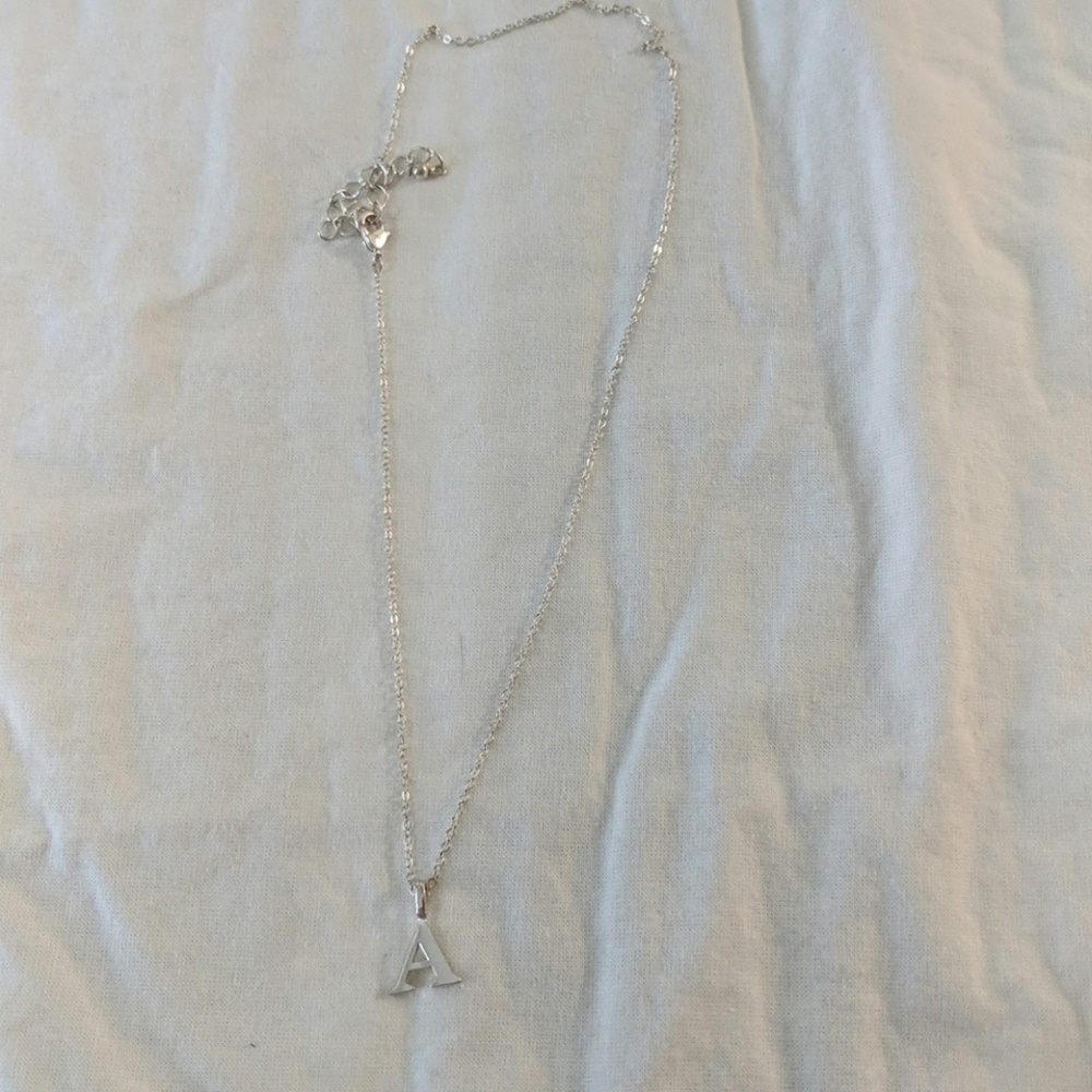 Silver Letter necklace